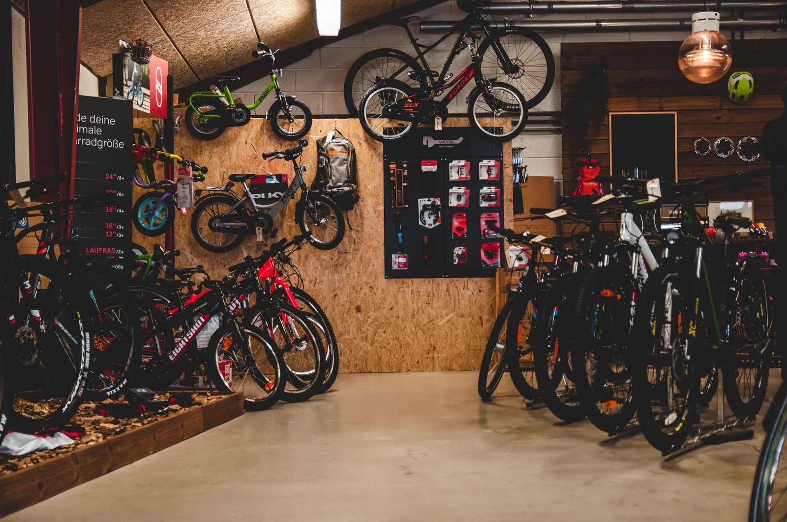 Bicicletele din magazin