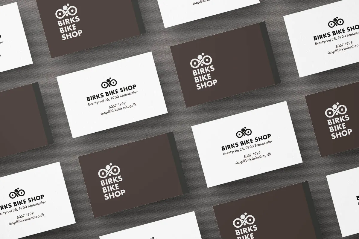 Cărțile de vizită Birks Bike Shop